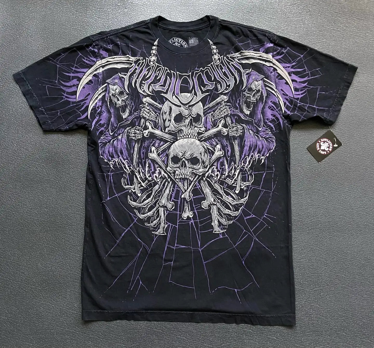 Affliction Logo Cotton T-shirt