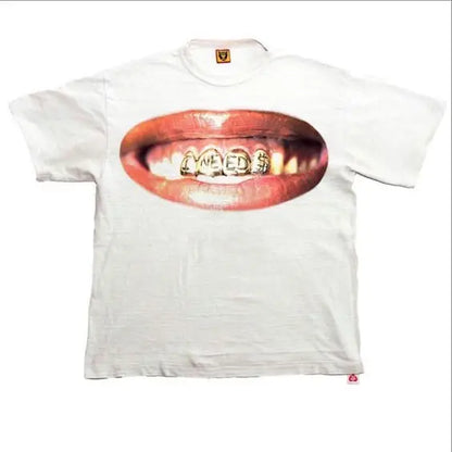 Y2K Retro Graphic Printed Oversized Cotton T-shirt