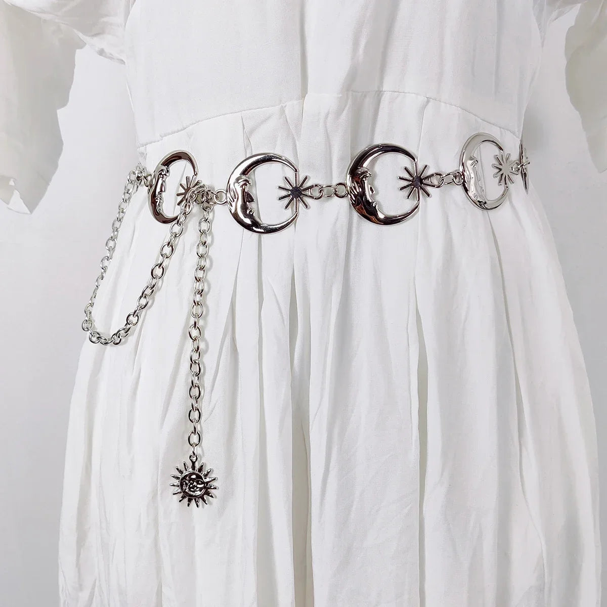 Punk Gothic Hip Hop Layered Waist Chain Belt