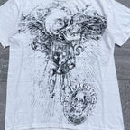 Retro Skull Graphic Cotton Oversized T-shirt