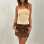 Tube Slit Strapless Backless Tank Crop Top