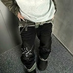 Vintage Camo Stitch Detail Pants