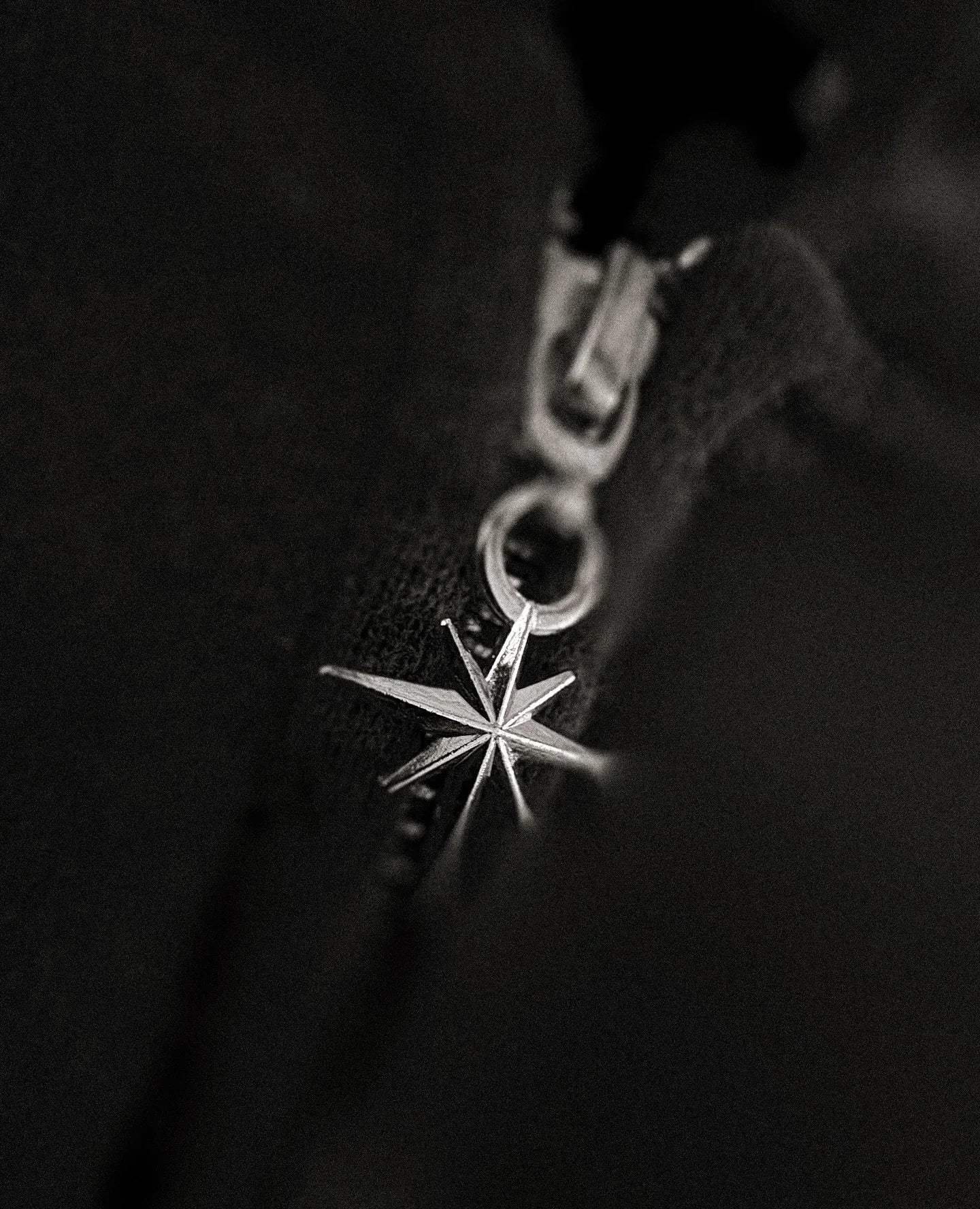 Gothic Vintage Print Zip Hoodie