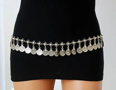 Beach Gothic Tassel Body Waist Chain Belt