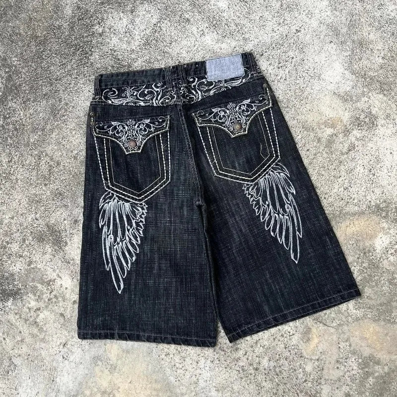 Wing Pattern Loose Short Main image