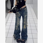 Vintage Washed Wide Leg Pants