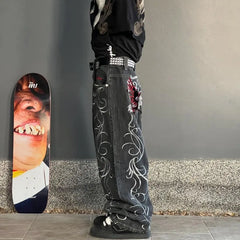 Harajuku Gothic Baggy Denim Pant