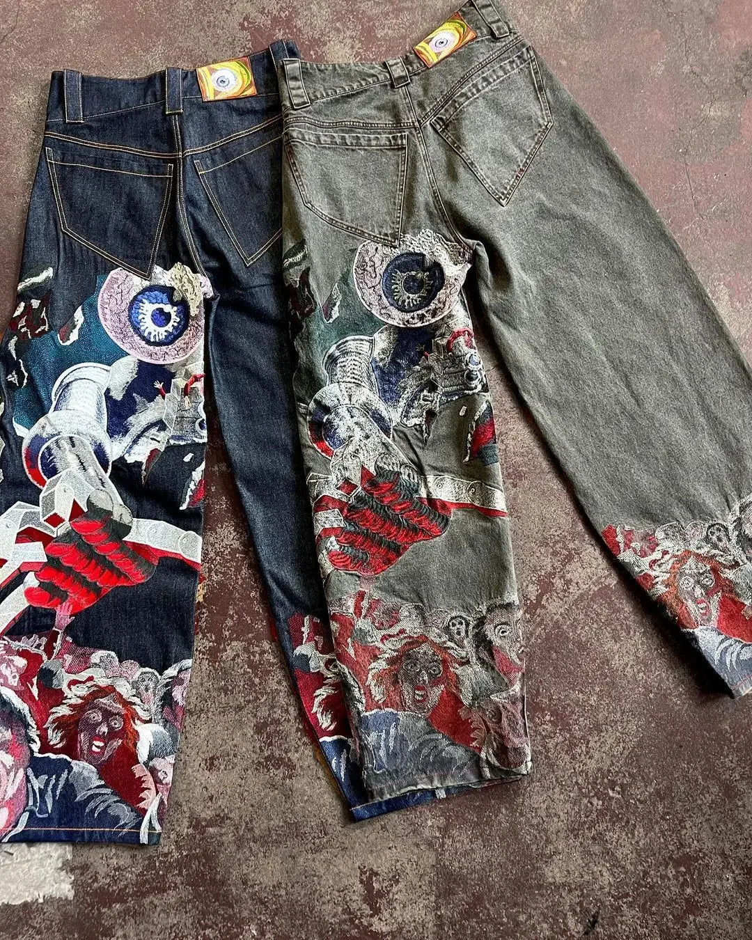 Retro Gothic Graphic Pant