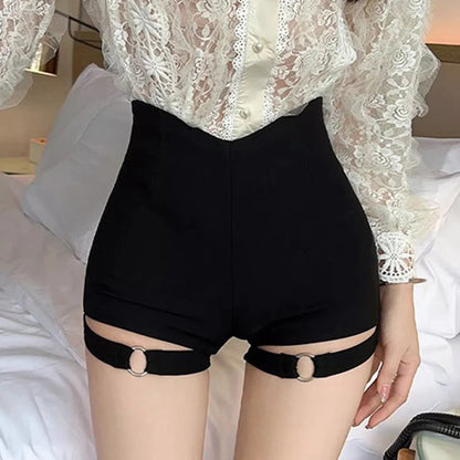 Irregular Tight Elastic Short
