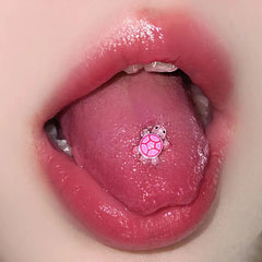 Luminous Little Turtle Sweet Resin Tongue Ring