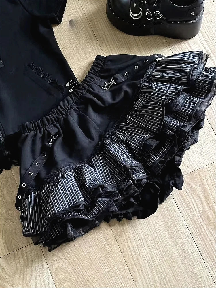 High Waist Cake Lace Vintage Skirt Main image