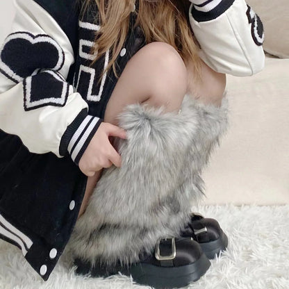 Gothic Furry Winter Warm Sock