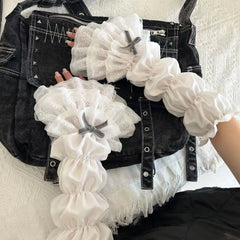 Gothic Lace Bow Glove