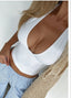 Leopard Print Halter Neck Backless Crop Top