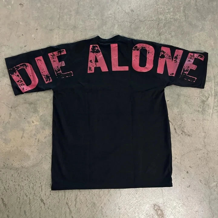 Punk Rock Graphic Cotton Oversized T-shirt