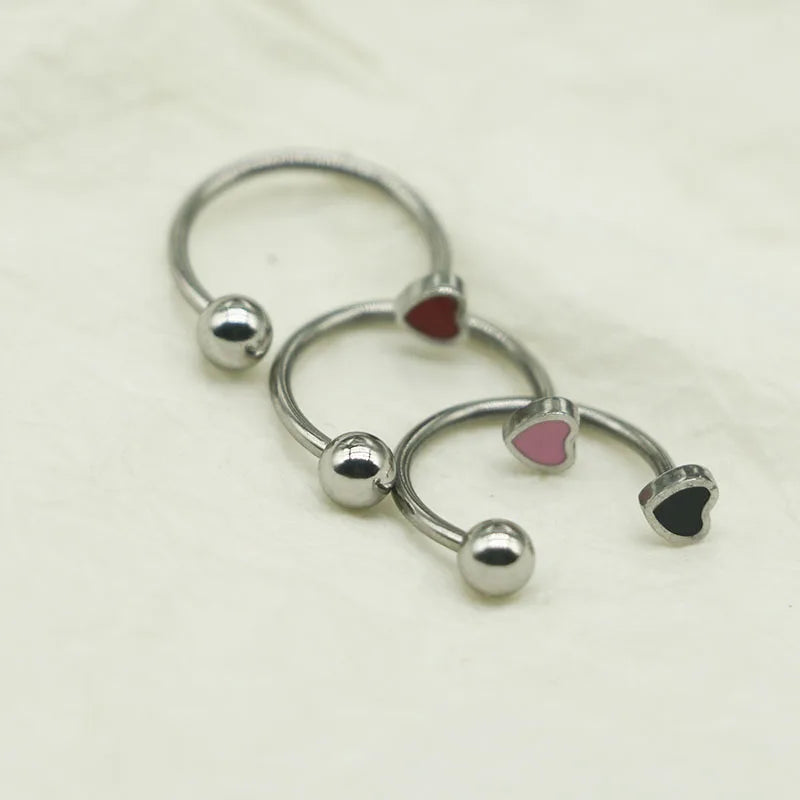Sweet Cool Small Oil Drop Lip Stud