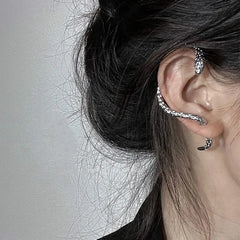 Snake Punk Clip Earring Without Piercing