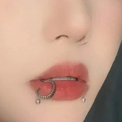 Octopus Tentacle Goth Lip Stud