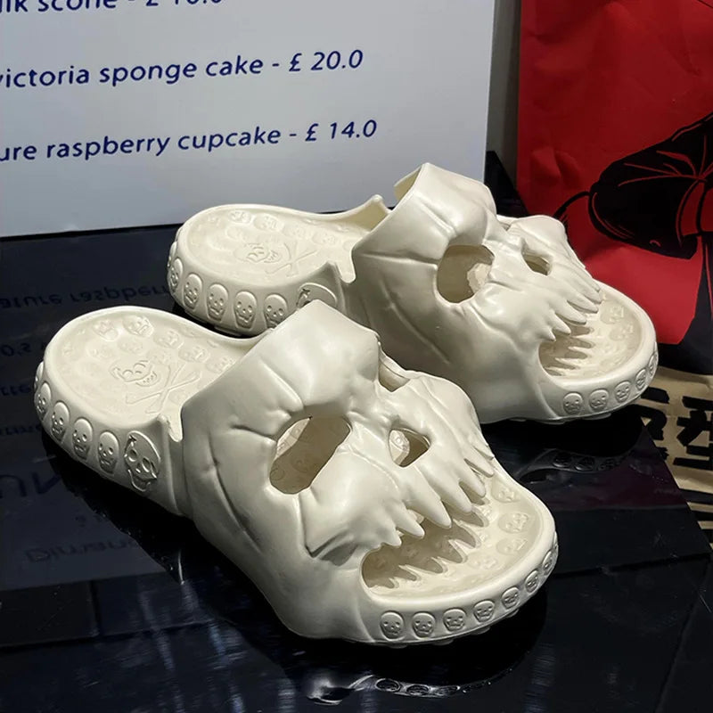 Skull Gothic Platform Sandal