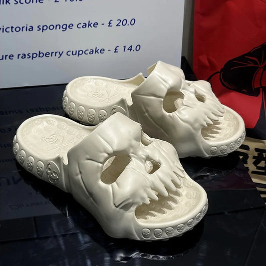 Skull Gothic Platform Sandal