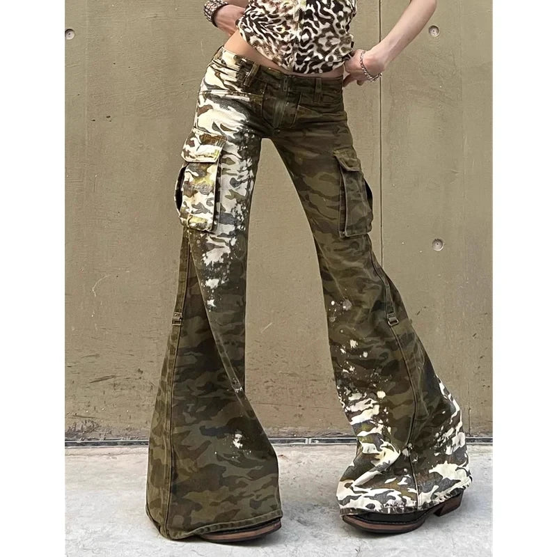 Camouflage Gothic High Waist Pant Main image
