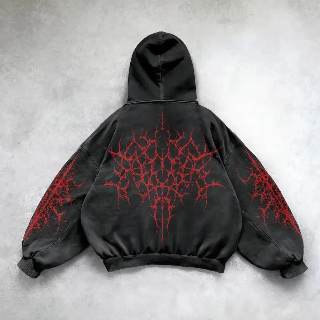 Gothic Dark Retro Pullover Hoodie Main image
