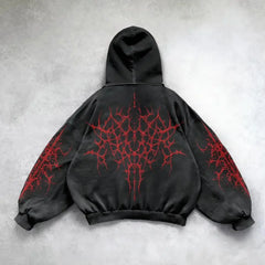 Gothic Dark Retro Pullover Hoodie