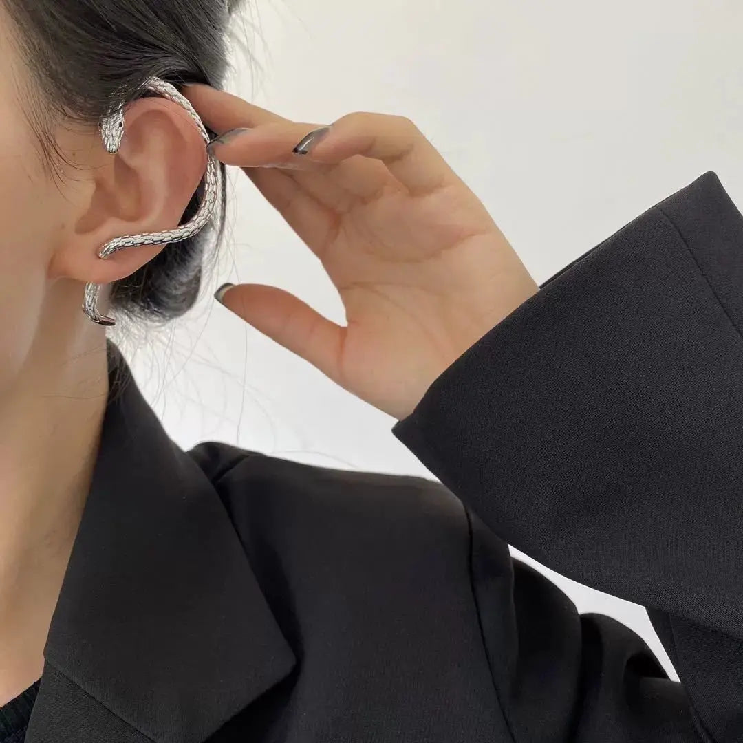 Snake Punk Clip Earring Without Piercing