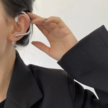 Snake Punk Clip Earring Without Piercing