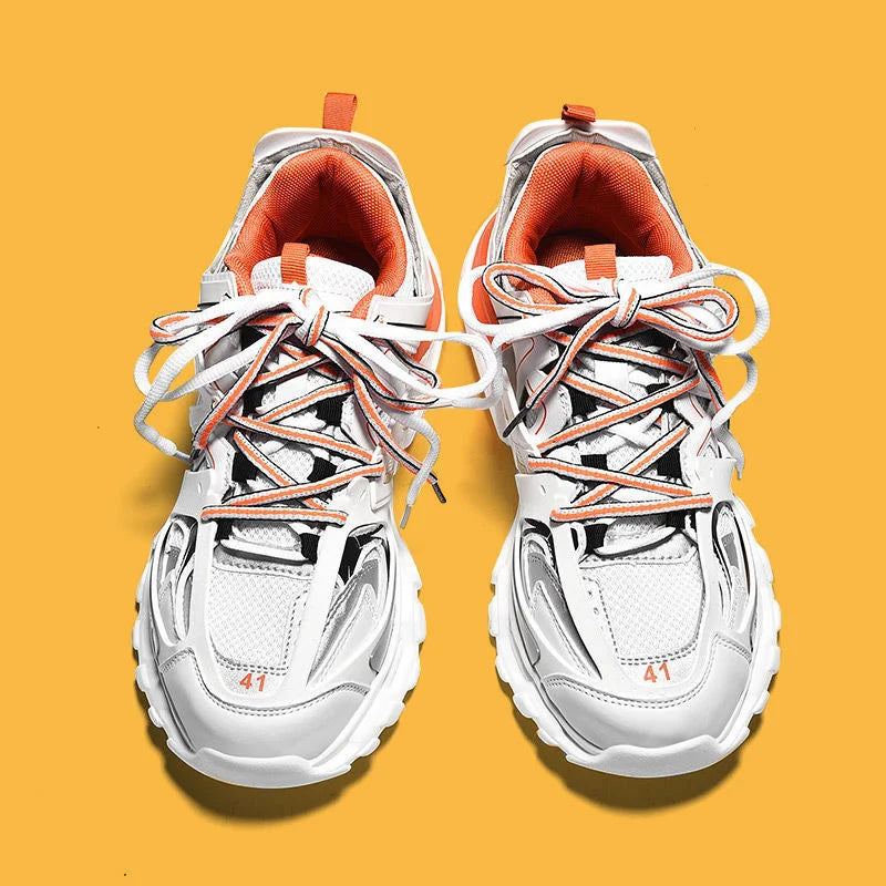 Black Gray Chunky Platform Sneaker Main image
