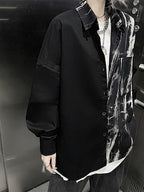 Gothic Tie-dye Loose Fit Blouse