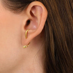 Gothic Animal Snake Hook Personality Earring