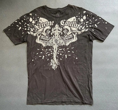 Pure Cotton Gothic Oversized T-shirt