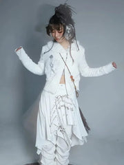 Vintage Print Retro Harajuku Skirt