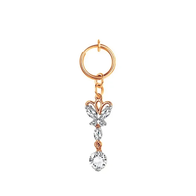 Fashion Butterfly Gothic Fake Belly Ring