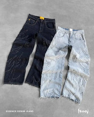 Y2K Gothic Tear Embroidered Pant