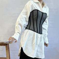 Sheer Mesh Corset