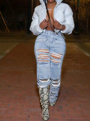 Washed Gothic Flap Pocket Pant