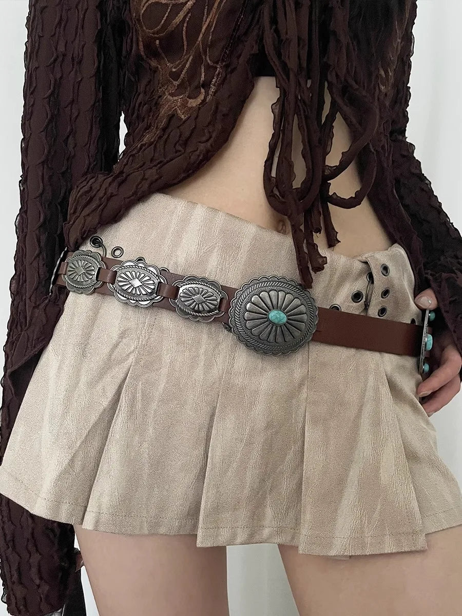 National Gothic Gem Inlaid Belt Main image