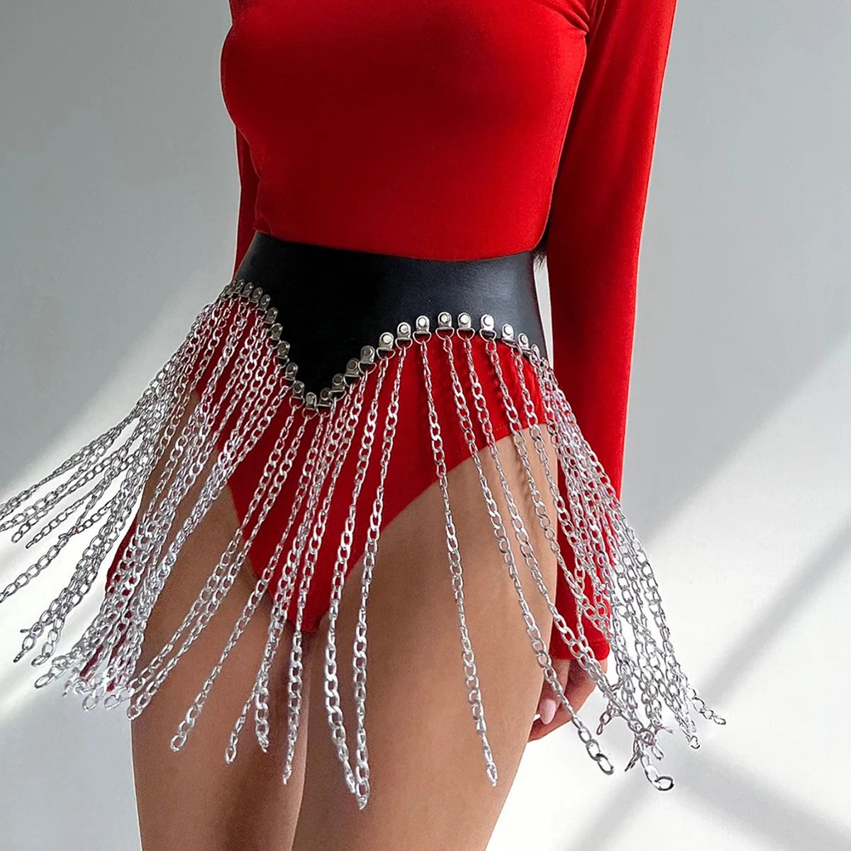Fashion Gothic Street Style Tassels Belt Main image