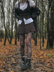 Solid Color Striped V-neck Crop Top