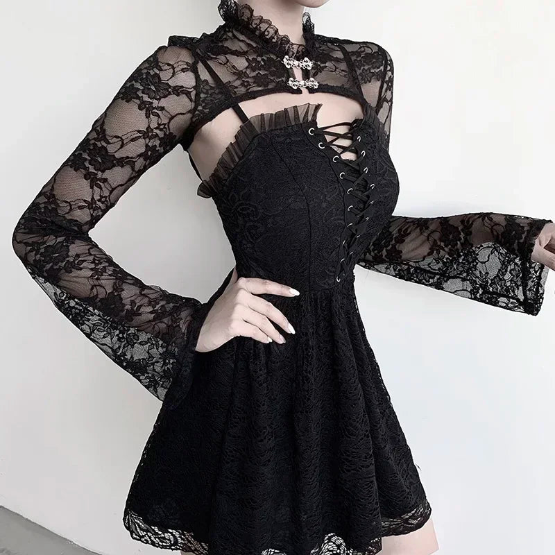 Vintage Lace Mesh Top