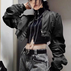 Vintage Motorcycle Zip Jacket