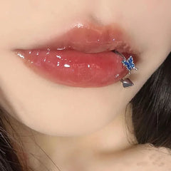 Butterfly Labret Spike Lip Stud