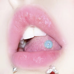Mint Green Acrylic 6mm Ball Tongue Ring