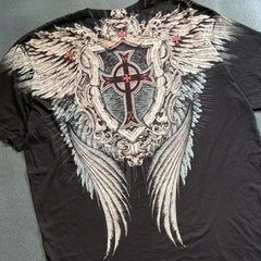 Pure Cotton Gothic Oversized T-shirt