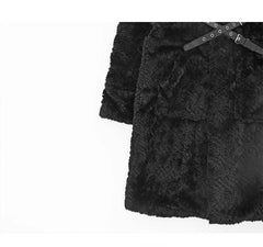 Thick Soft Fuzzy Fur Long Coat