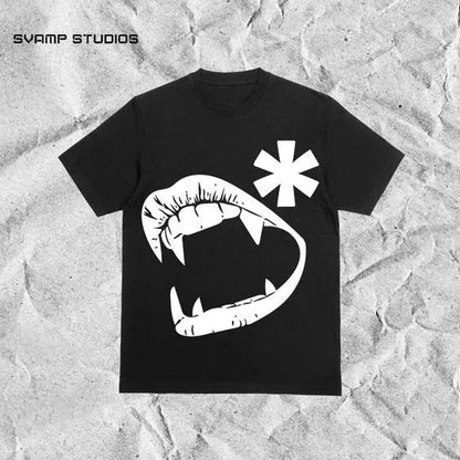Y2K Retro Graphic Printed Oversized Cotton T-shirt