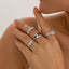 Baroque Pearl Gothic Zircon Ring
