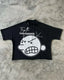 Hip Hop Teeth Graphic Cotton Oversized T-shirt